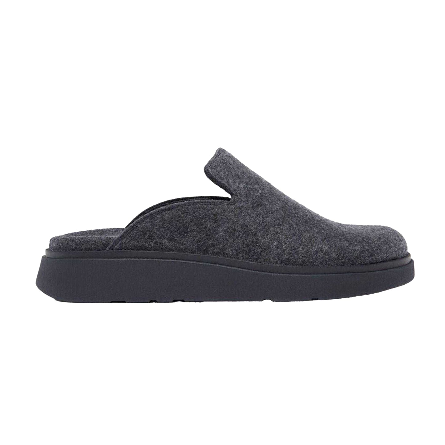 Navy - Front - Fit Flop Womens-Ladies Gen-FF Suede Mules