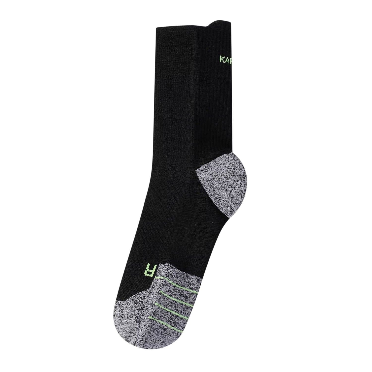 Black - Back - Karrimor Mens Logo Crew Socks