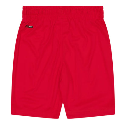 Red - Back - Warrior Mens Kingston Logo Lightweight Shorts