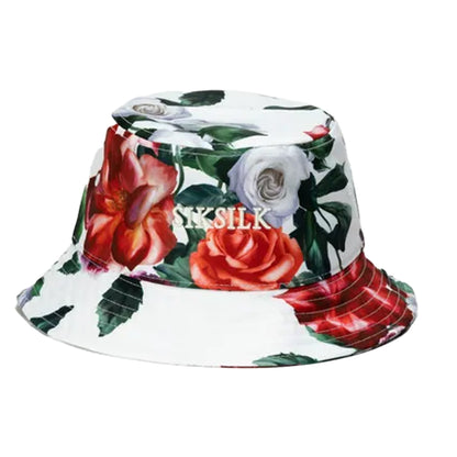 Ecru - Front - SikSilk Floral Bucket Hat
