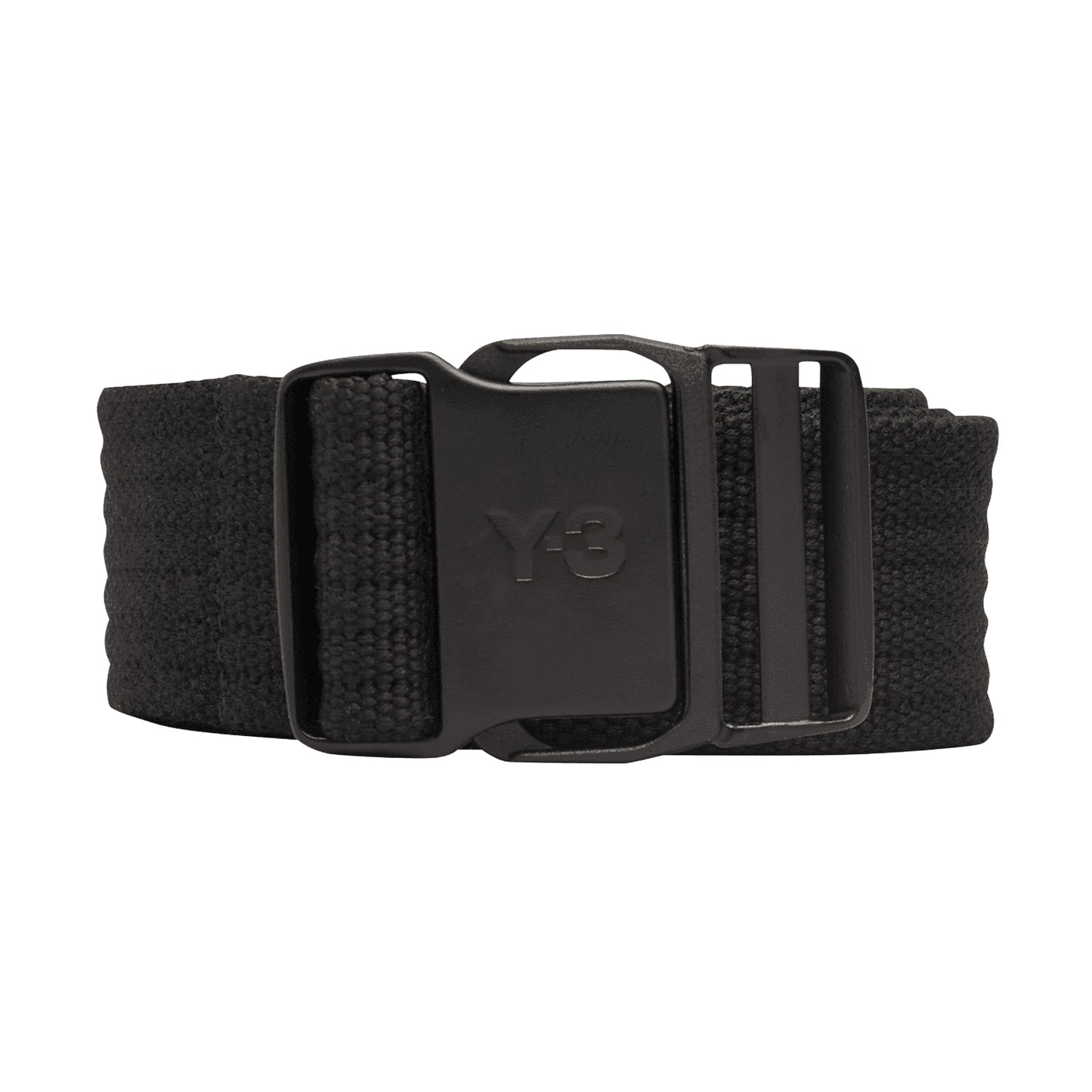 Black - Front - Y-3 Mens Logo Recycled Polyester Utility Belt