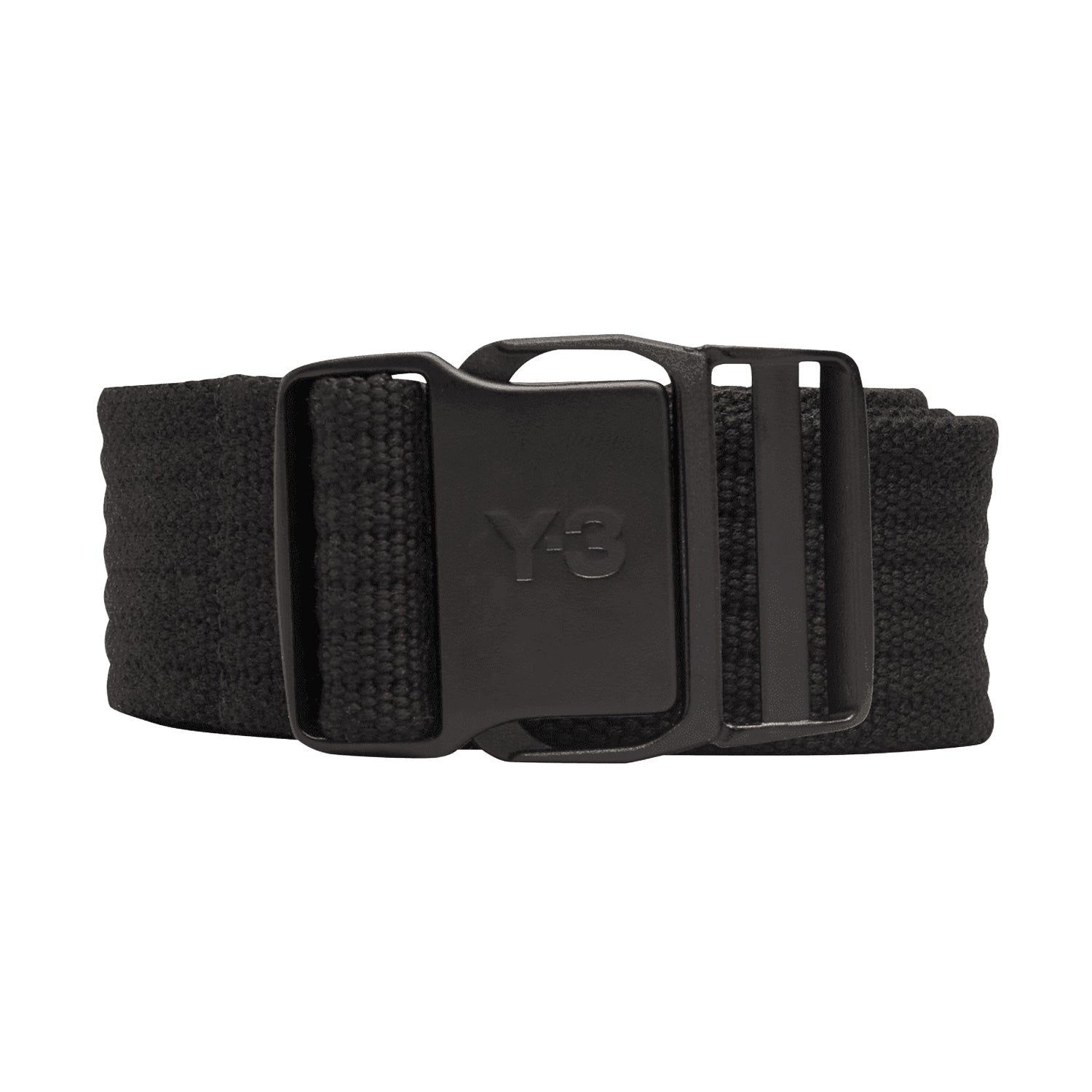 Black - Front - Y-3 Mens Logo Recycled Polyester Utility Belt