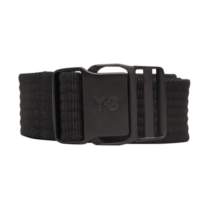 Black - Front - Y-3 Mens Logo Recycled Polyester Utility Belt
