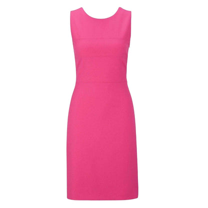 Medium Pink - Front - Boss Womens-Ladies Decca Scoop Neck Sleeveless Mini Dress