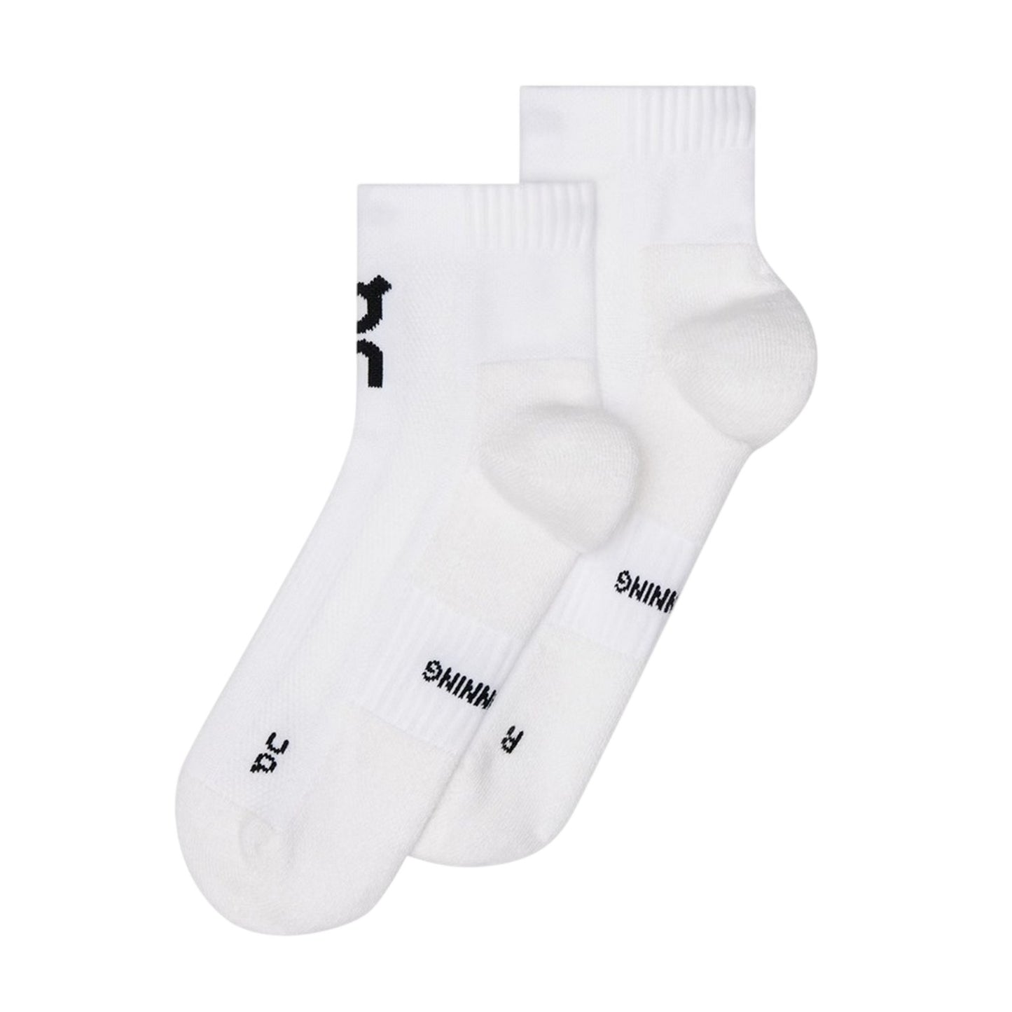 White - Front - On Running Unisex Adult Core Sports Socks (Pack of 2)