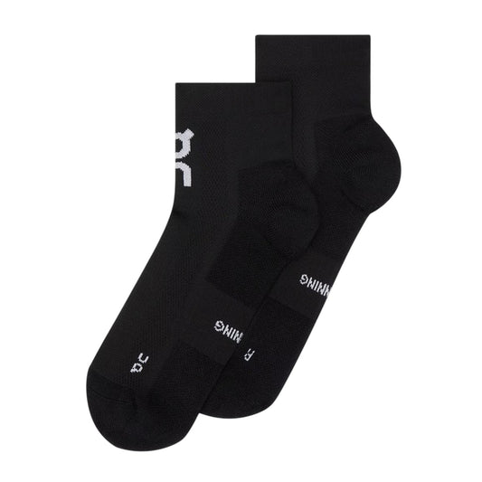 Black - Front - On Running Unisex Adult Core Sports Socks (Pack of 2)