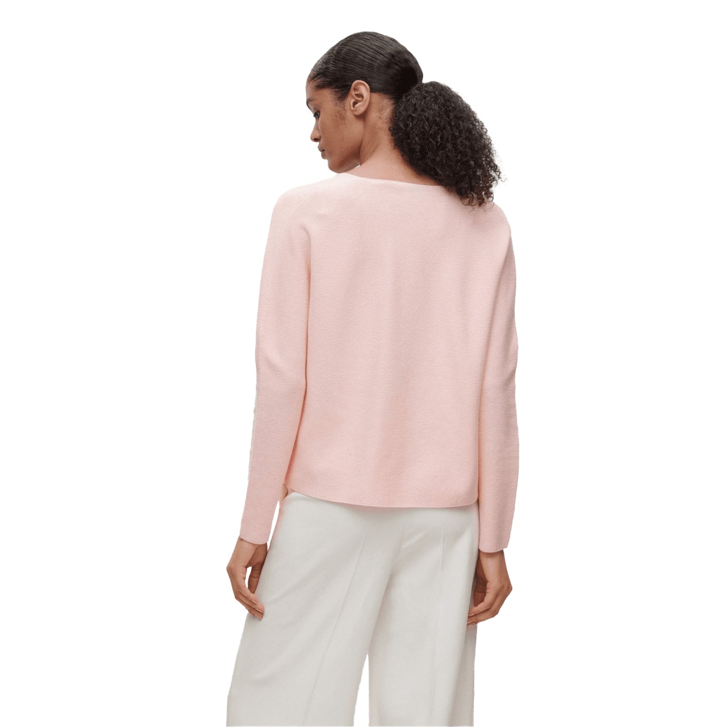Pink - Back - Boss Womens-Ladies C Ferona Sweater Top