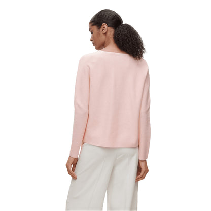 Pink - Back - Boss Womens-Ladies C Ferona Sweater Top