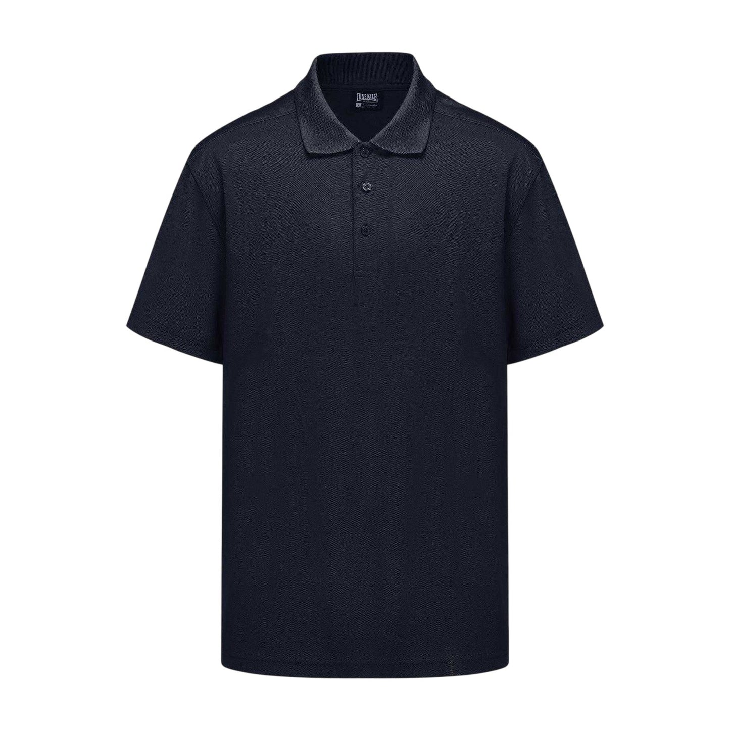 Dark Navy - Front - Lonsdale Mens Tailored Polo Shirt