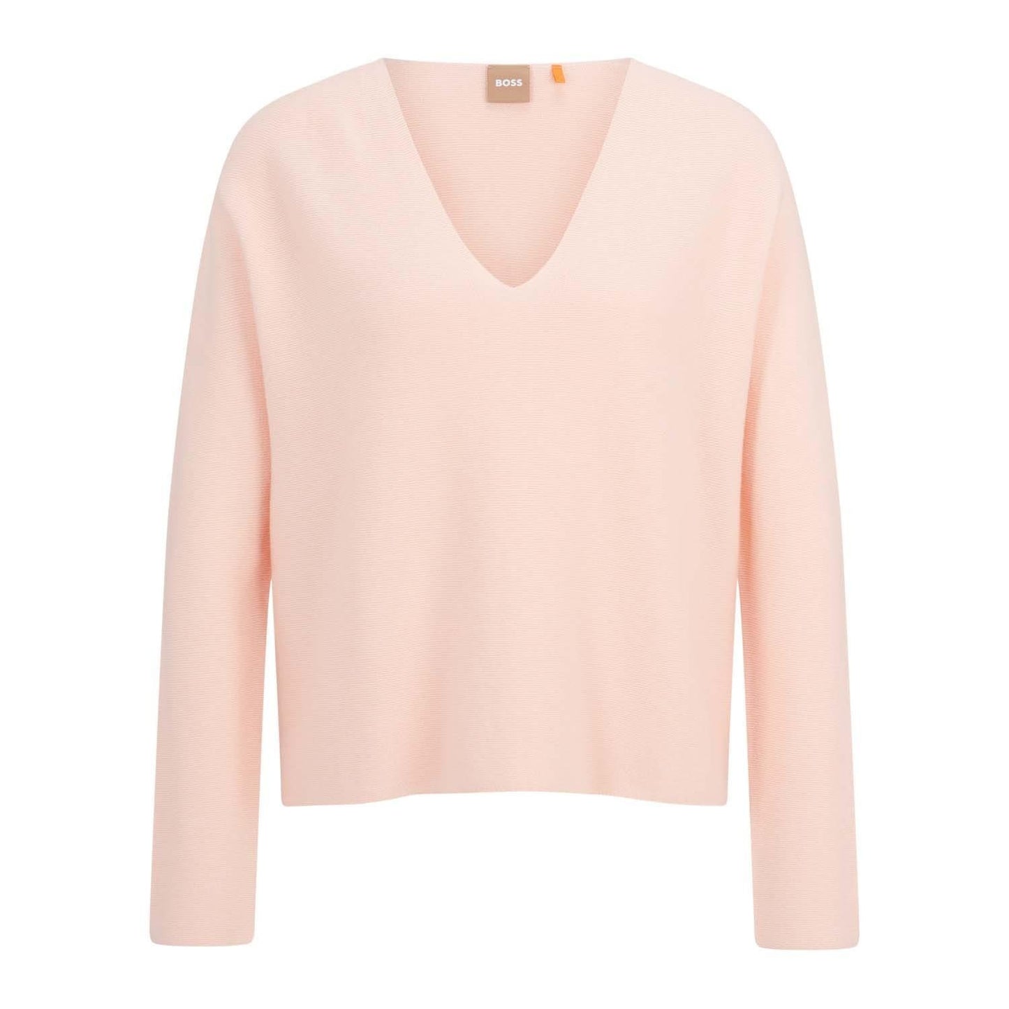 Pink - Front - Boss Womens-Ladies C Ferona Sweater Top