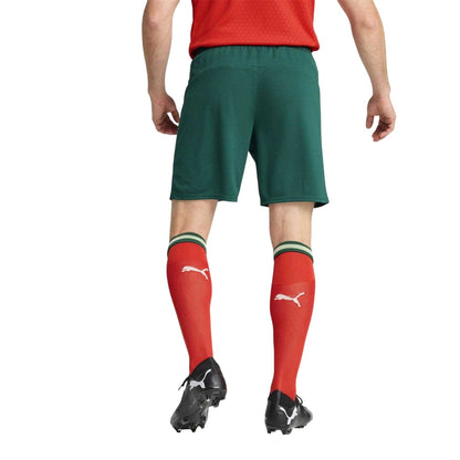 Green - Back - Puma Unisex Adult 2025 Portugal Home Shorts