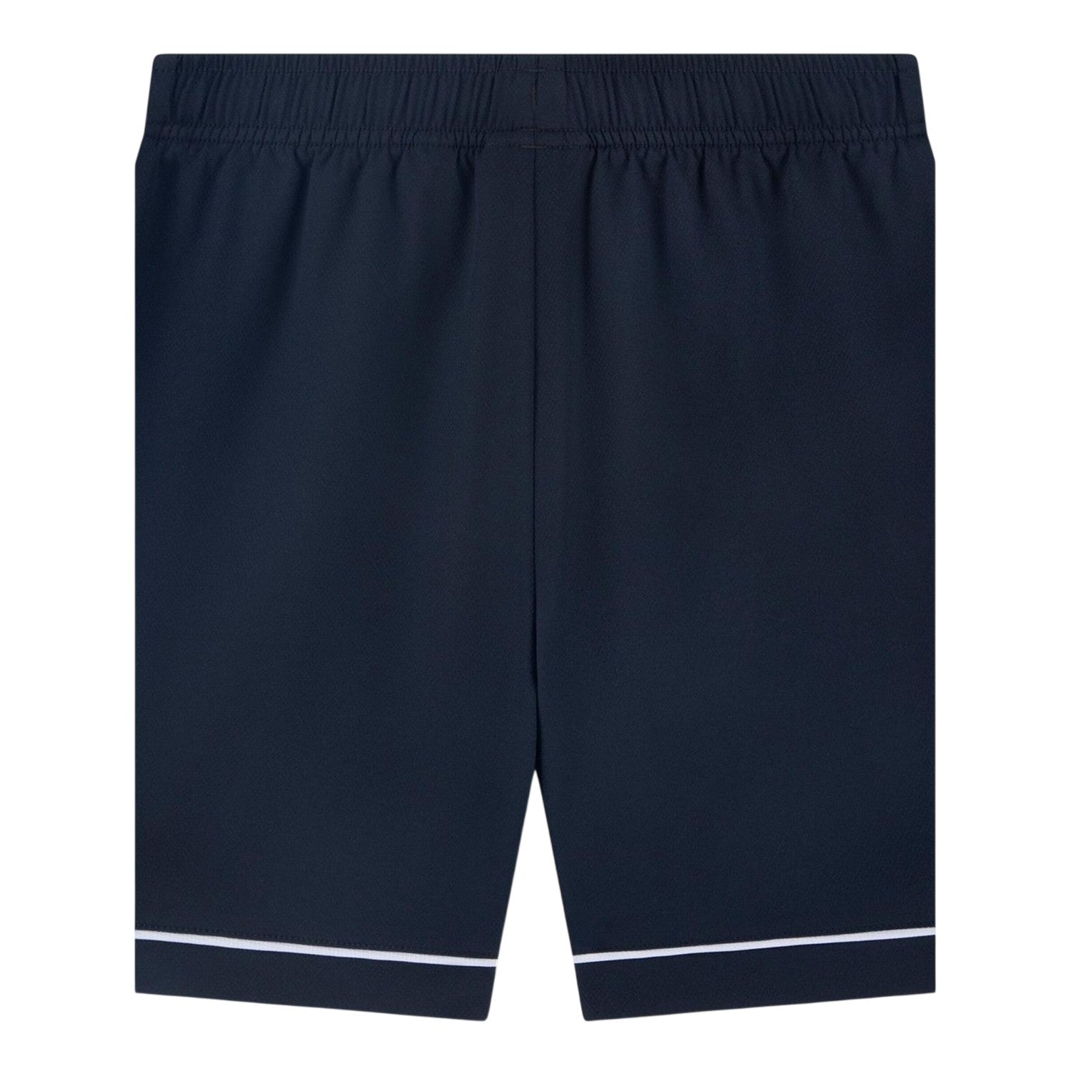 Black - Back - Lacoste Childrens-Kids Woven Logo Track Shorts