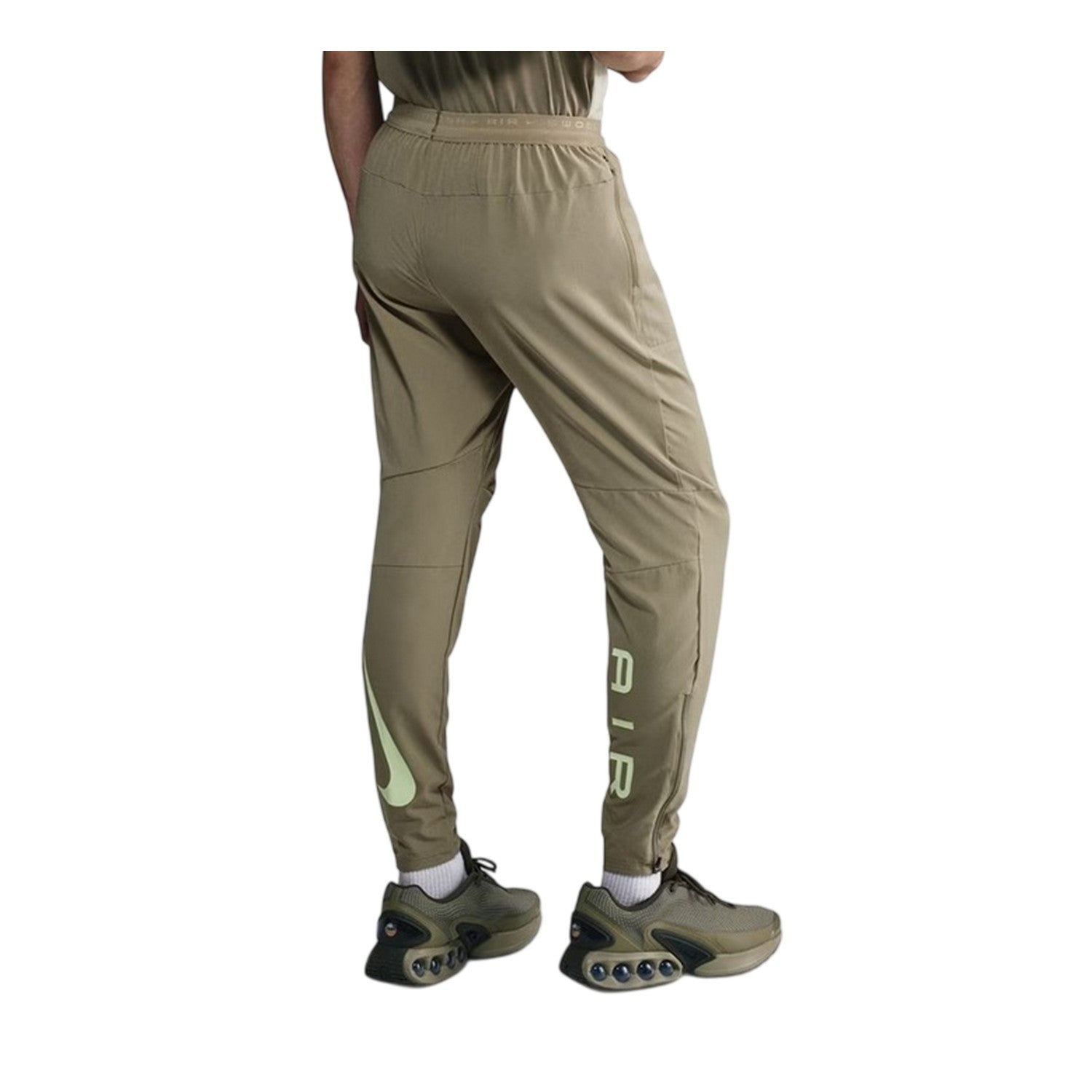 Olive Green - Back - Nike Mens Air Tracksuit Bottoms
