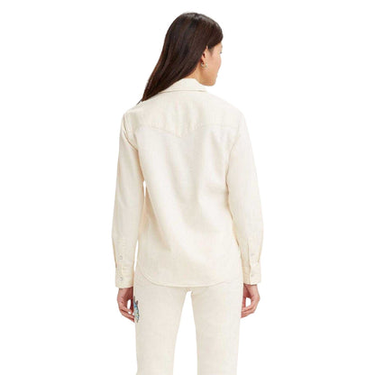 Ecru - Back - Levis Womens-Ladies Ultimate Western Shirt