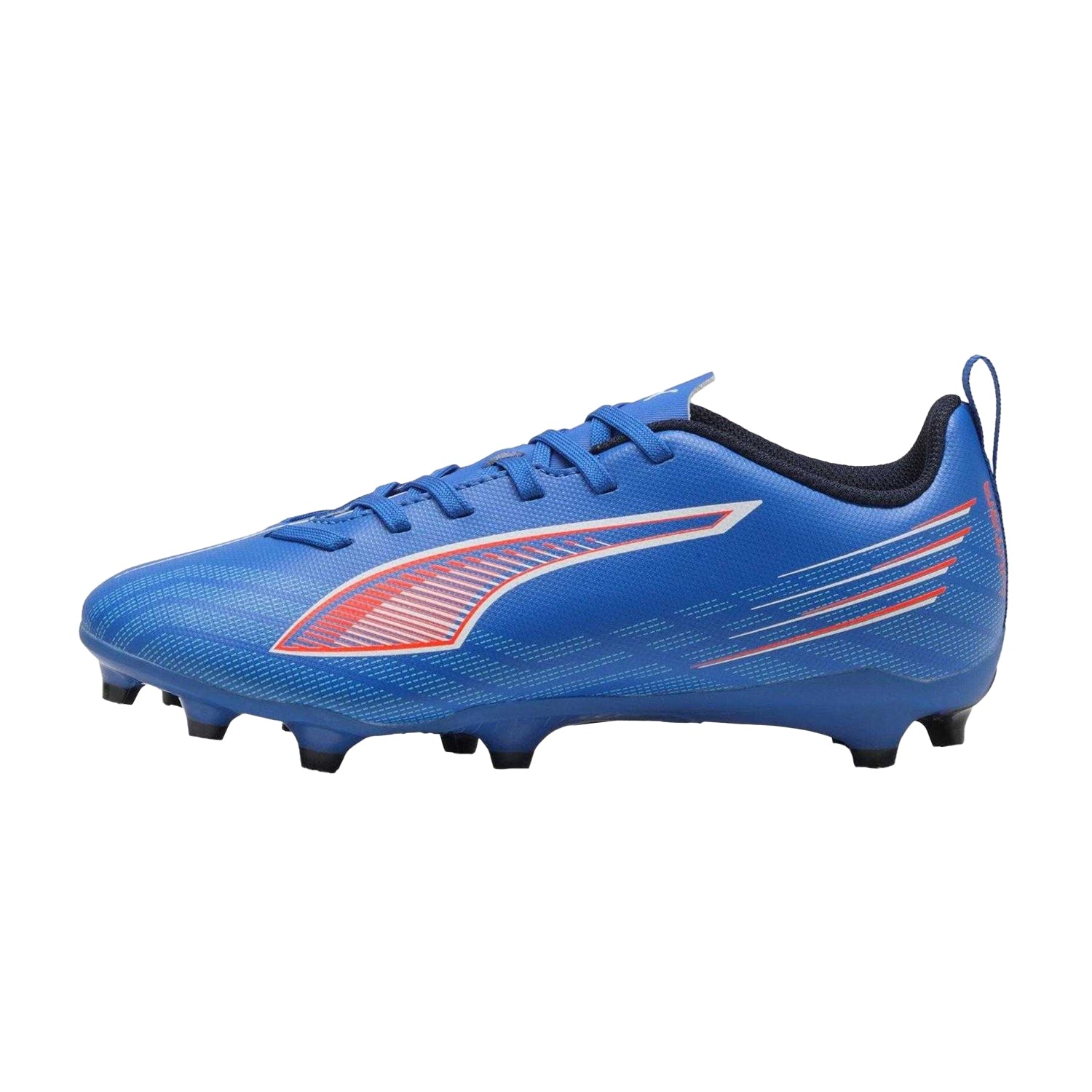 Blue-White - Back - Puma Childrens-Kids Ultra 6 Play Firm Ground Football Boots