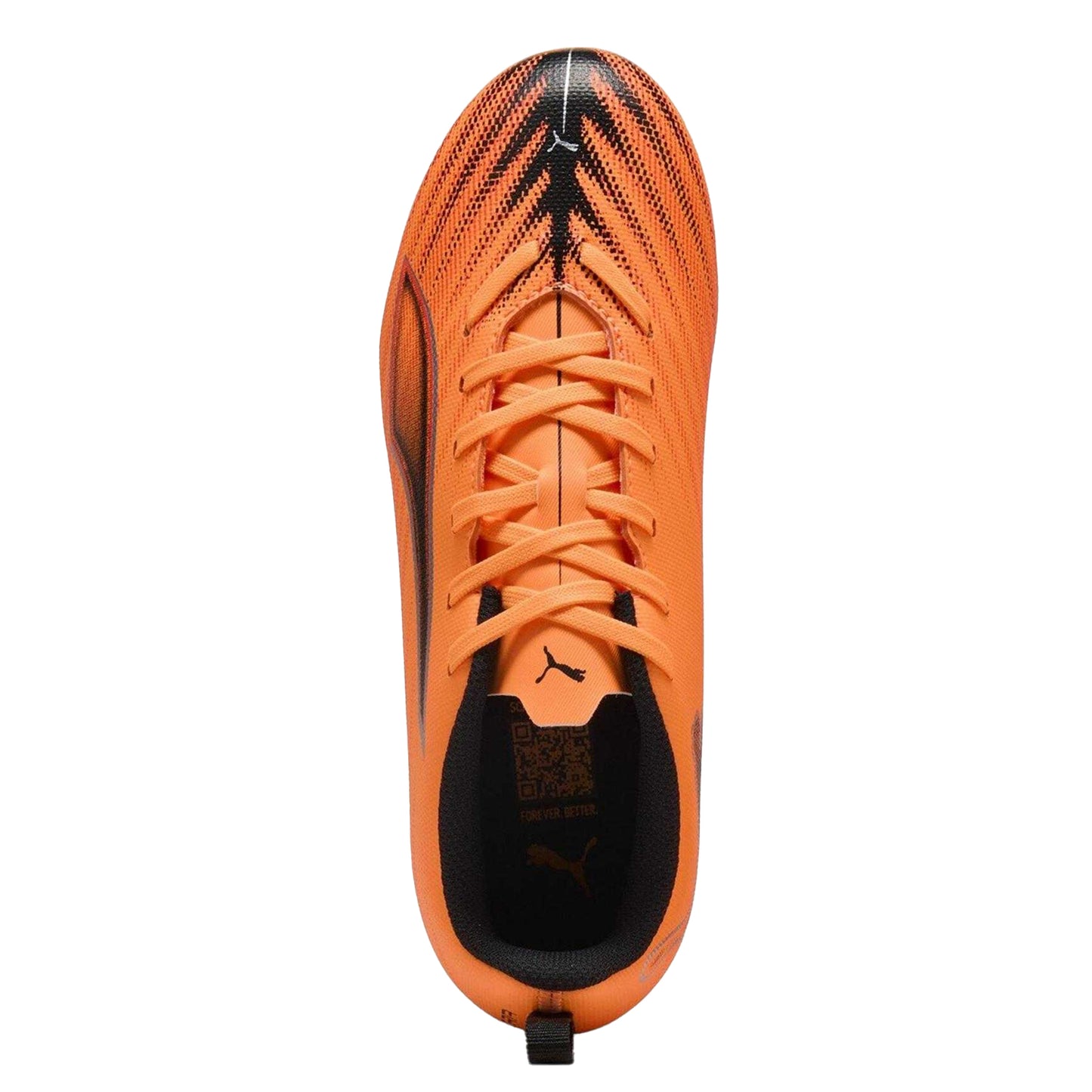 Orange-Black - Side - Puma Childrens-Kids Ultra 6 Play Firm Ground Football Boots