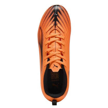 Orange-Black - Side - Puma Childrens-Kids Ultra 6 Play Firm Ground Football Boots