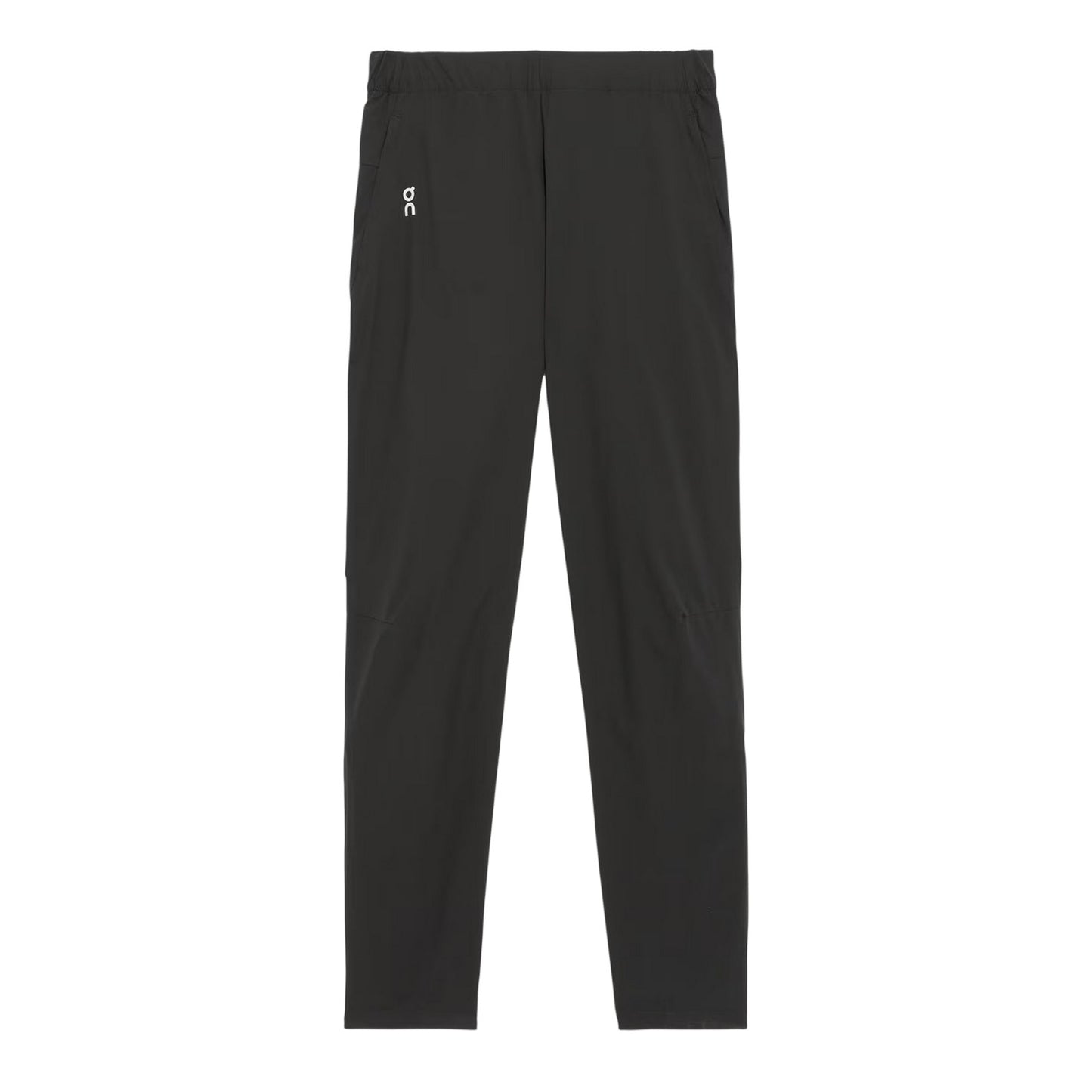 Black - Front - On Womens-Ladies Core Reflective Running Tracksuit Bottoms