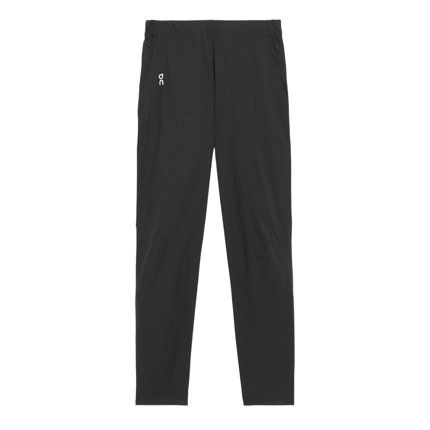 Black - Front - On Womens-Ladies Core Reflective Running Tracksuit Bottoms