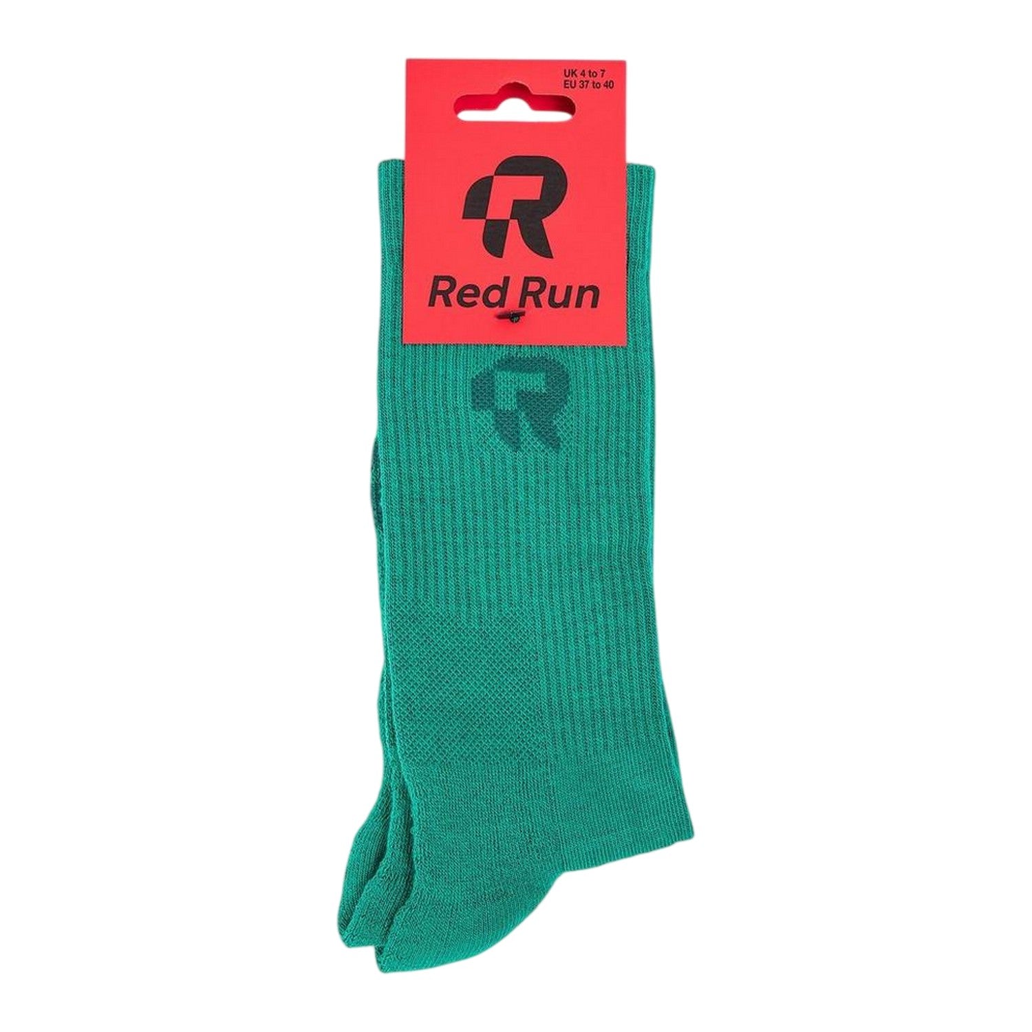 Mint - Back - Red Run Unisex Adult Verdant Socks