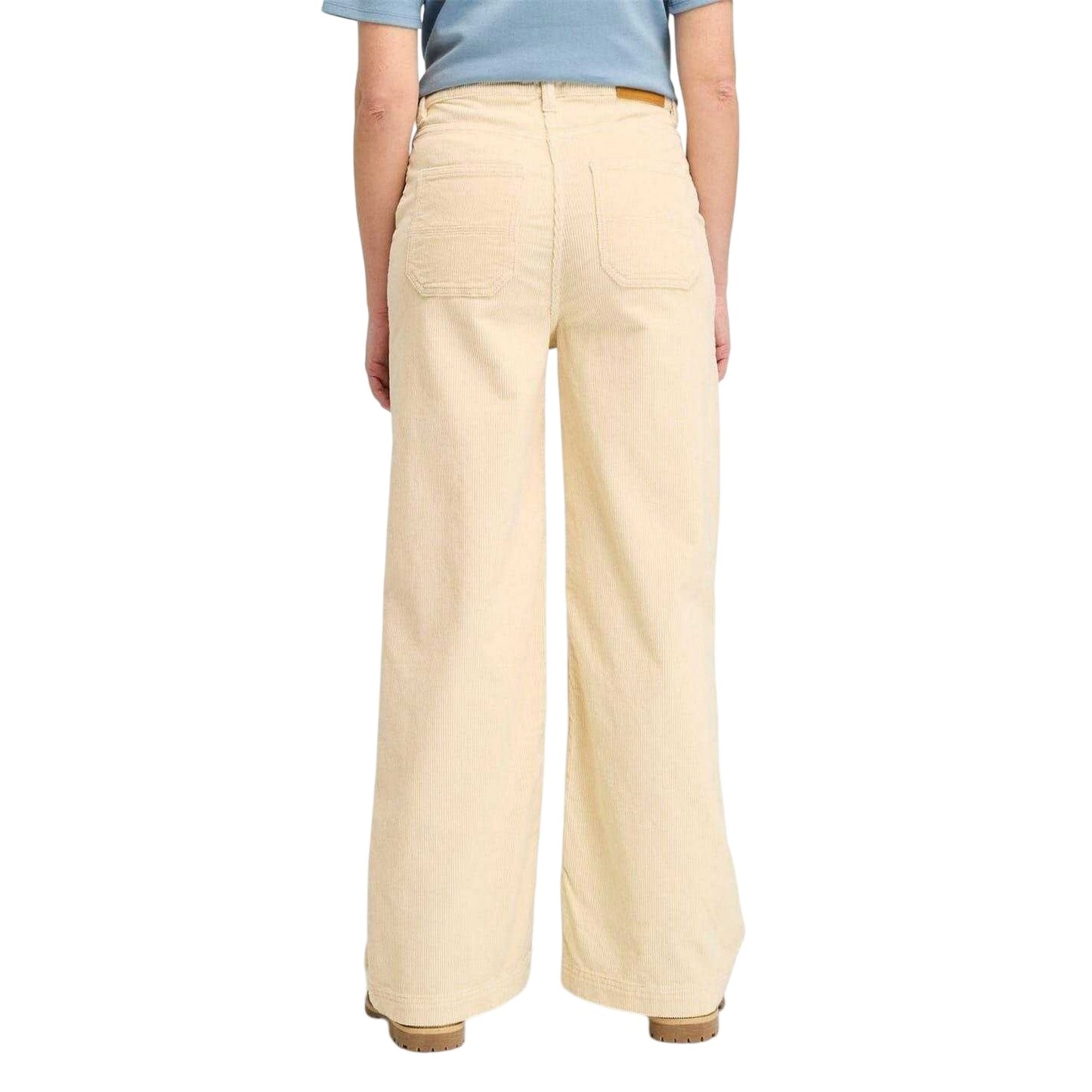 Angora - Back - Timberland Womens-Ladies Corduroy Wide Leg Trousers
