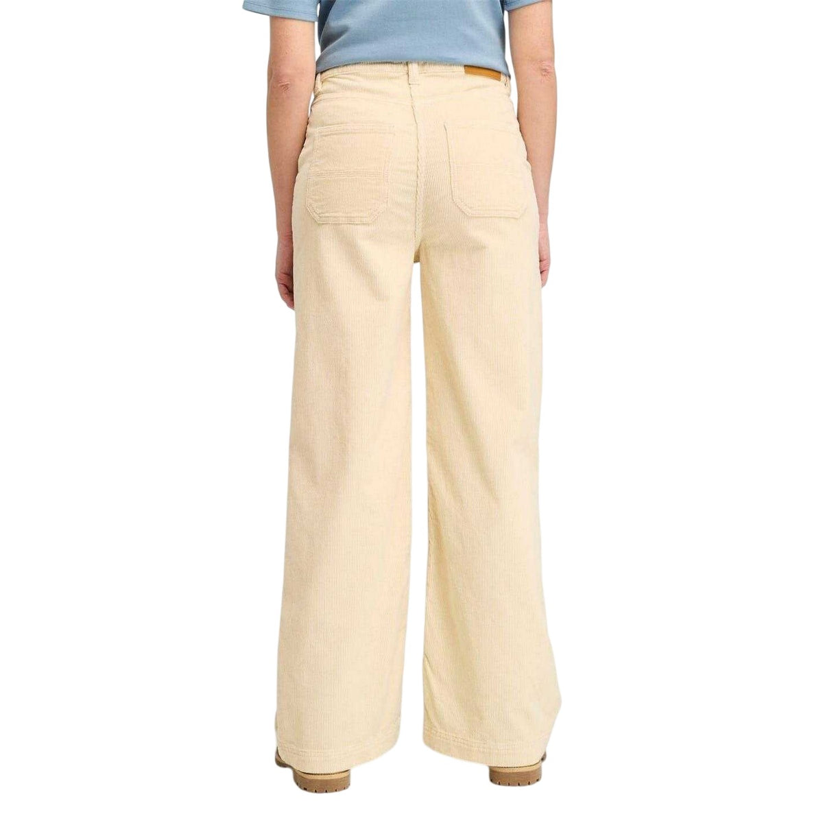 Angora - Back - Timberland Womens-Ladies Corduroy Wide Leg Trousers