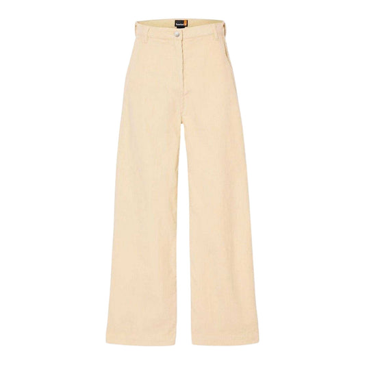 Angora - Front - Timberland Womens-Ladies Corduroy Wide Leg Trousers