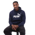 Navy - Lifestyle - Puma Mens Essentials Big Logo Hoodie