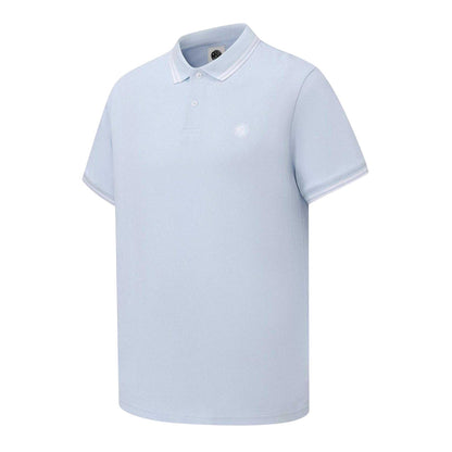 Light Blue - Side - Pretty Green Mens Tipped Polo Shirt