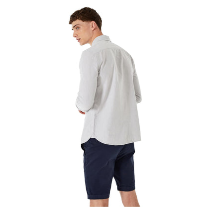 Light Ash - Back - Jack Wills Mens Plain Oxford Shirt