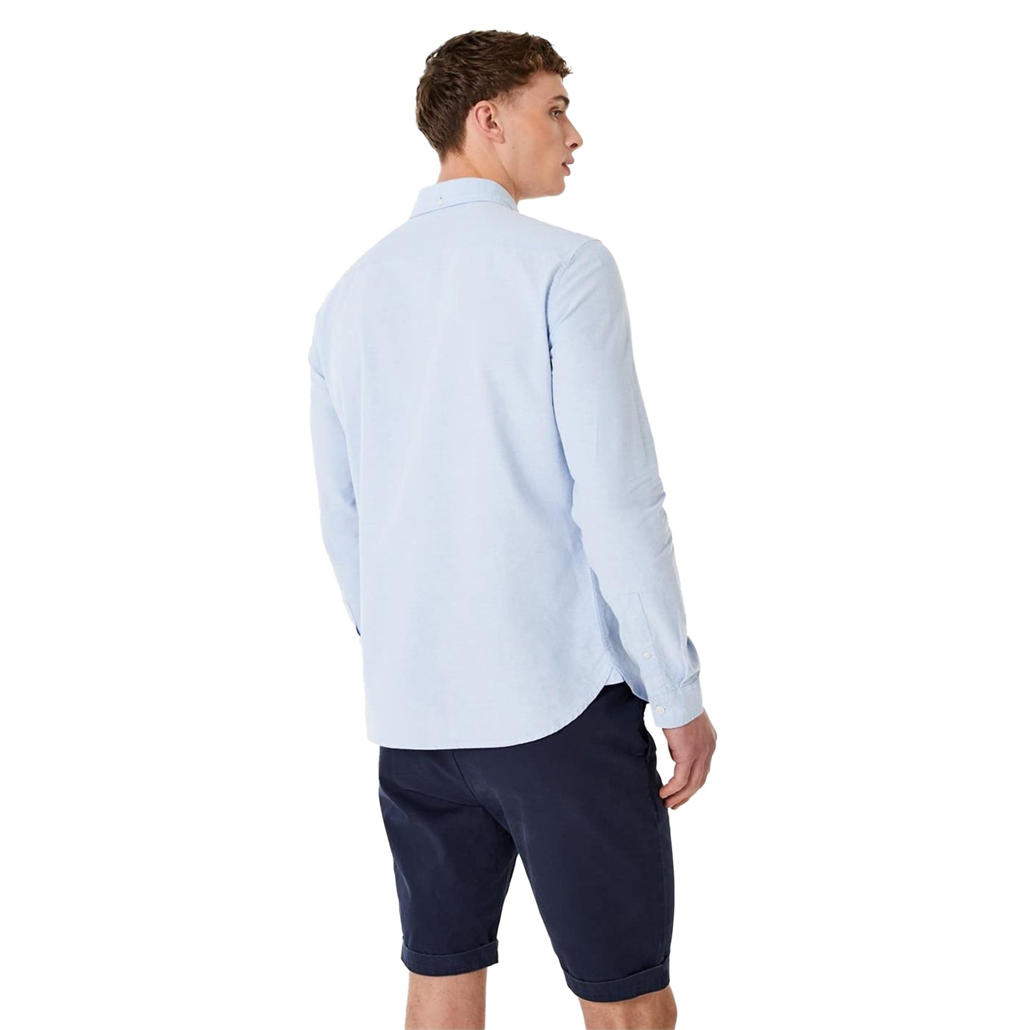 Sky Blue - Back - Jack Wills Mens Plain Oxford Shirt