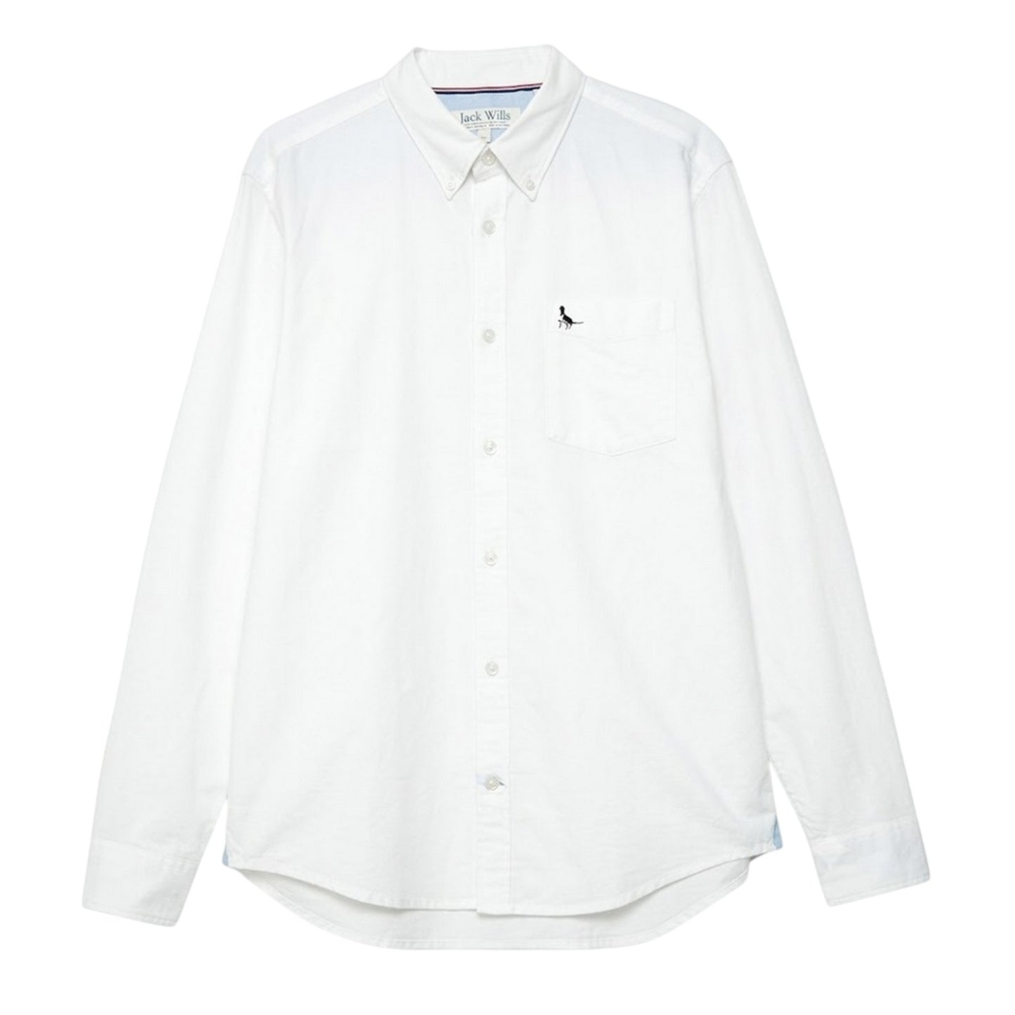 White - Front - Jack Wills Mens Plain Oxford Shirt