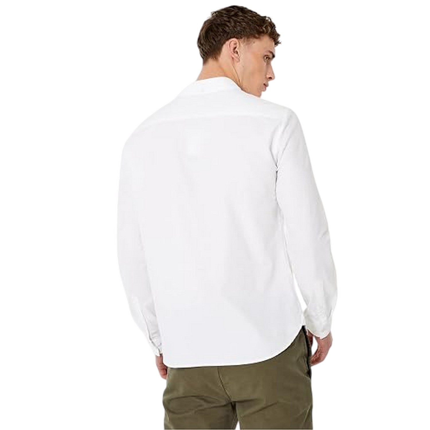 White - Back - Jack Wills Mens Plain Oxford Shirt