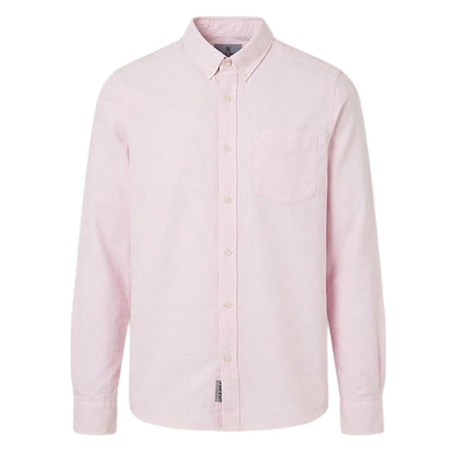 Pink - Front - Jack Wills Mens Plain Oxford Shirt