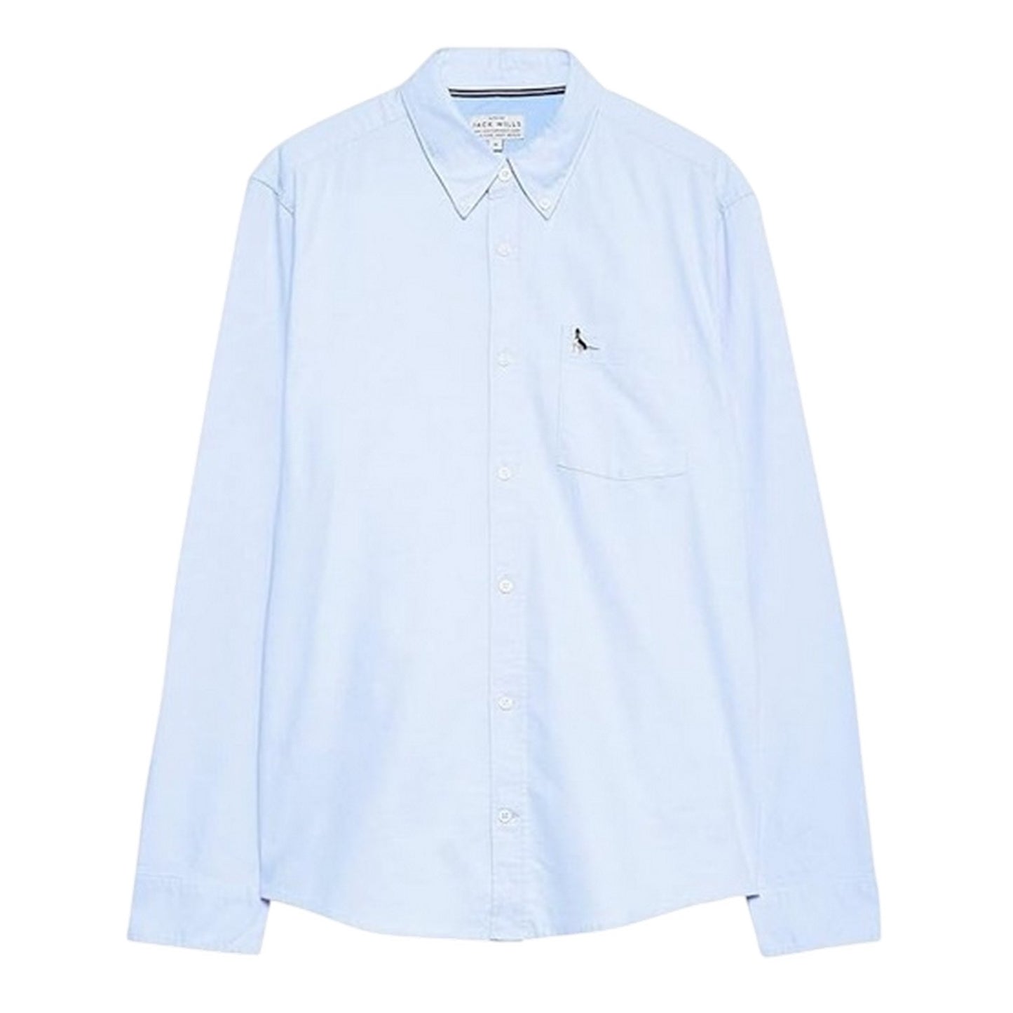 Sky Blue - Front - Jack Wills Mens Plain Oxford Shirt