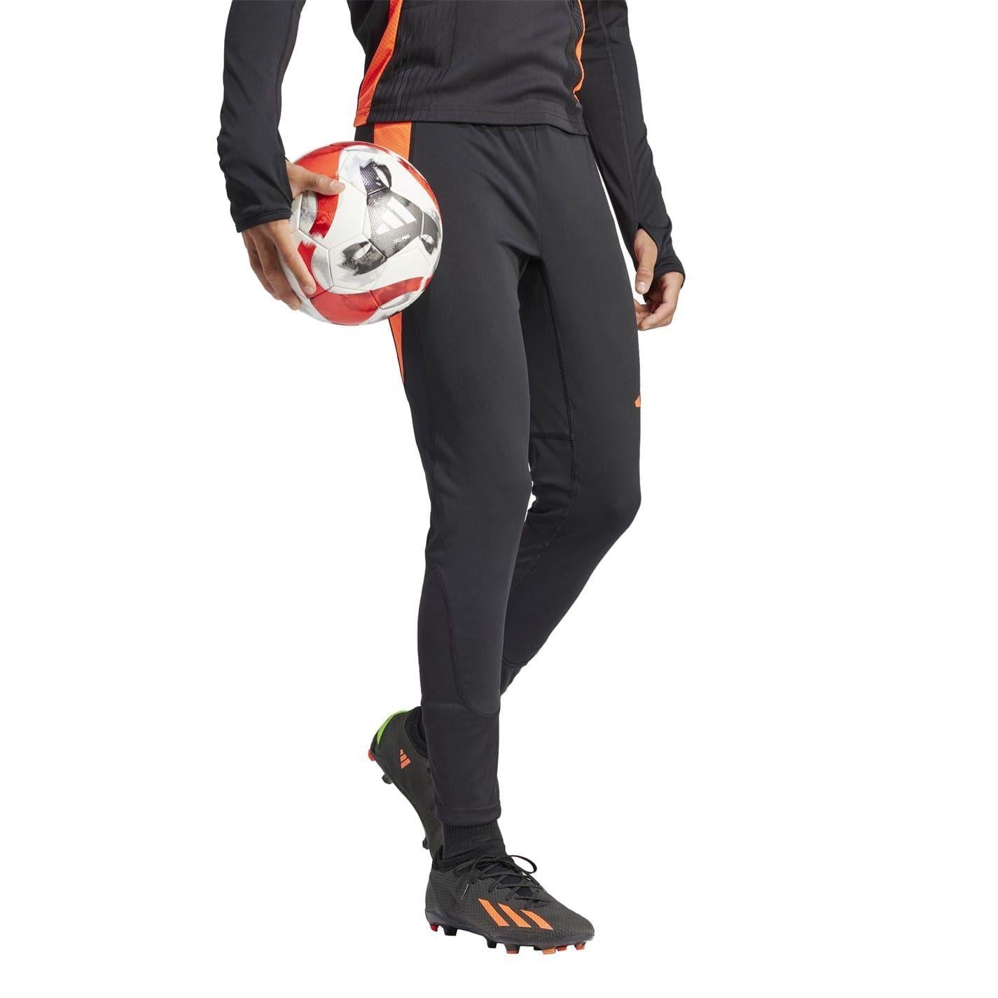 Black - Pack Shot - Adidas Mens Tiro 24 Colour Block Slim Jogging Bottoms