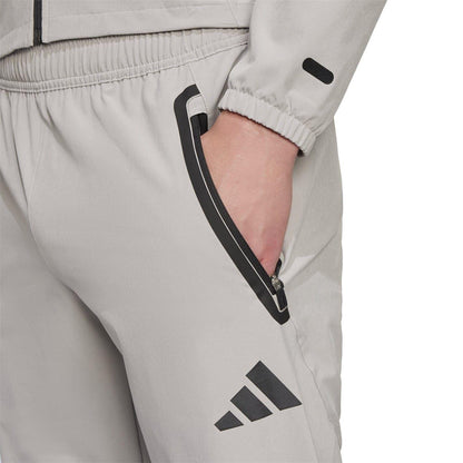 Grey - Side - Adidas Mens Tiro 25 Competition Jogging Bottoms
