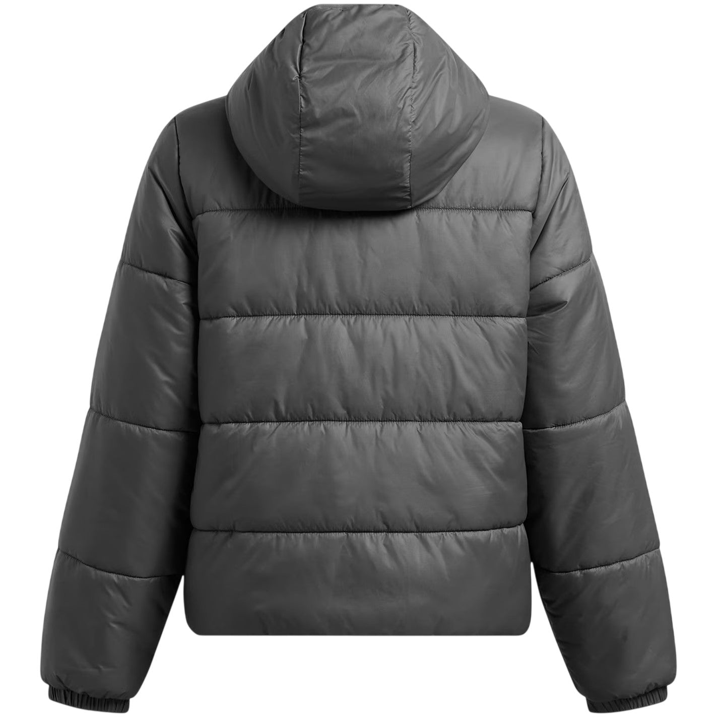 Grey - Back - Under Armour Womens-Ladies Quilted Lightweight Tailored Puffer Jacket
