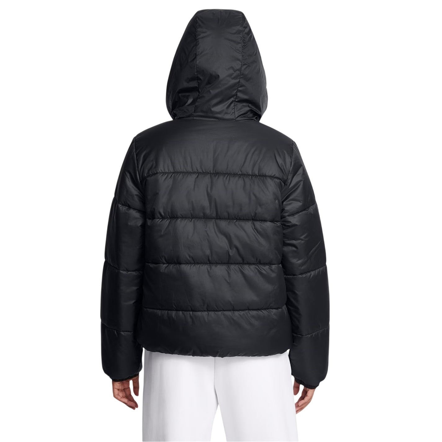 Black - Lifestyle - Under Armour Womens-Ladies Quilted Lightweight Tailored Puffer Jacket