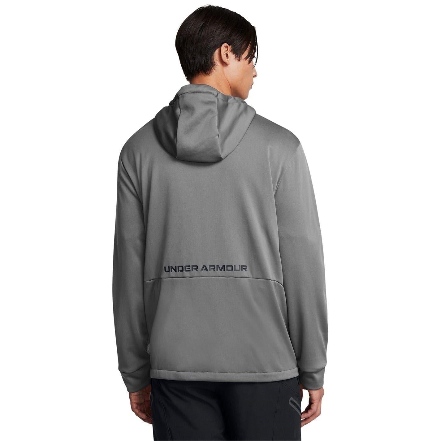 Grey - Lifestyle - Under Armour Mens Raglan Hooded Jacket