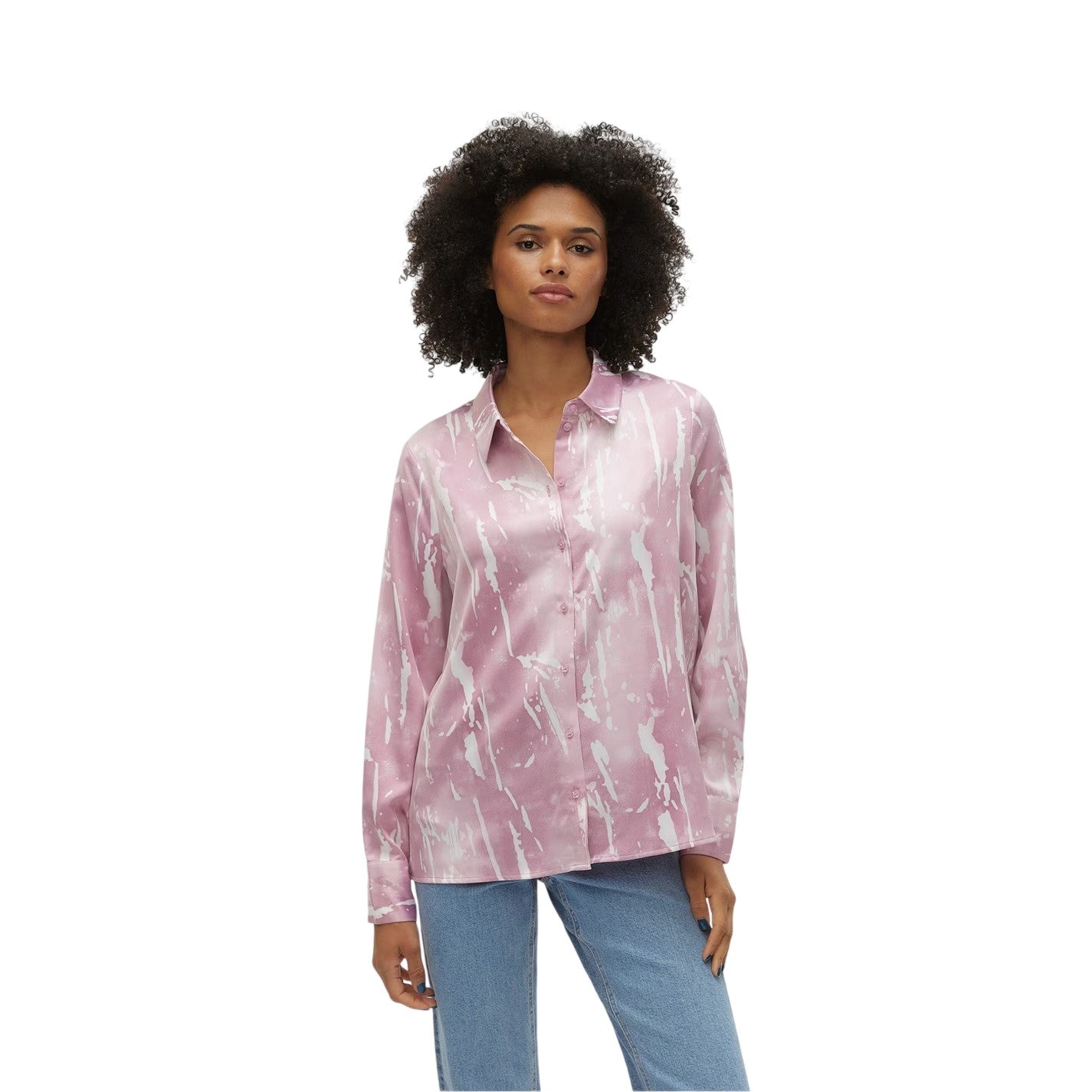 Purple Orchid - Lifestyle - Vero Moda Womens-Ladies Relaxed Fit Shirt