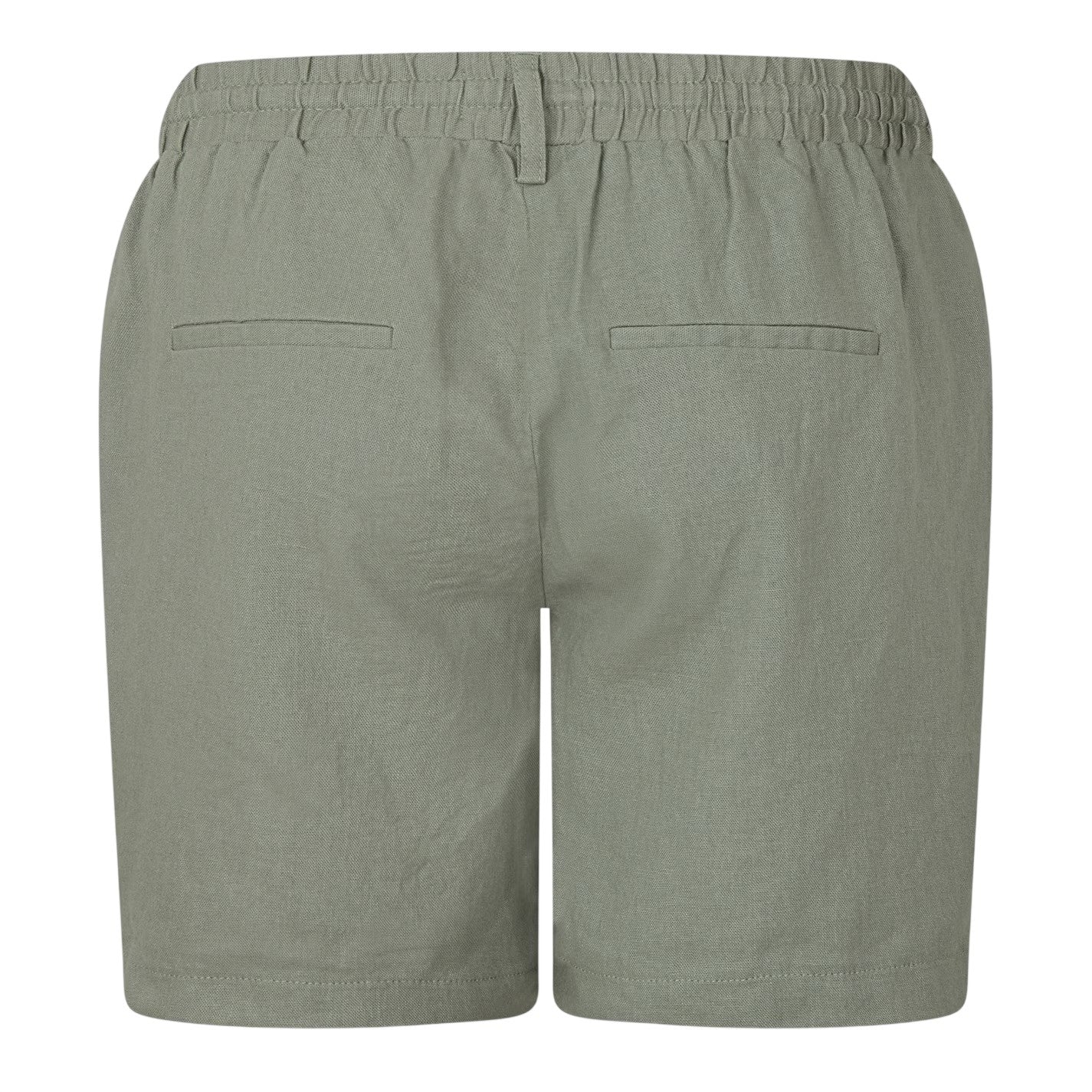 Sea Spray - Back - Mamalicious Womens-Ladies Linen Blend Maternity Shorts
