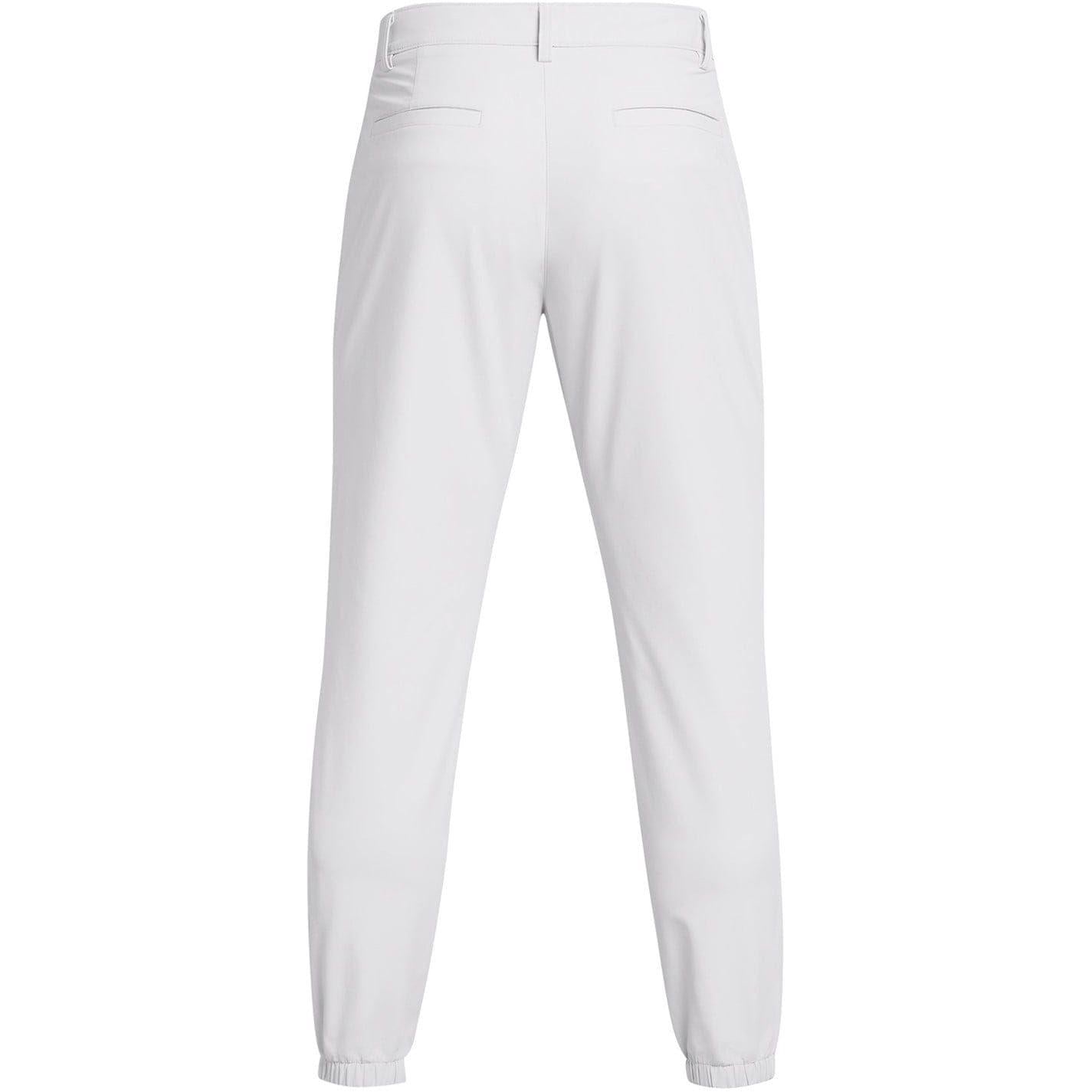Grey - Back - Under Armour Mens Tapered Golf Trousers