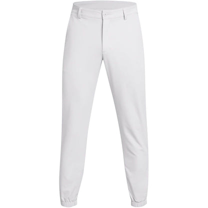 Grey - Front - Under Armour Mens Tapered Golf Trousers
