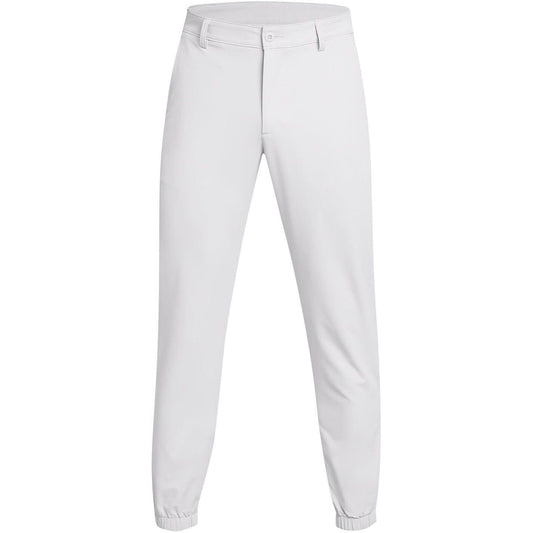 Grey - Front - Under Armour Mens Tapered Golf Trousers