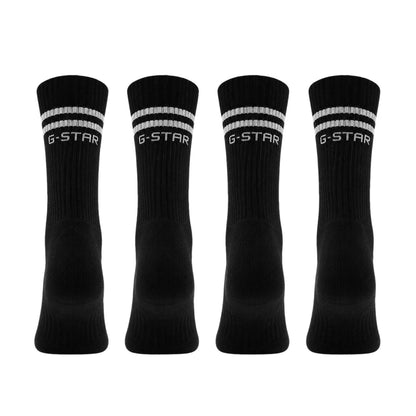 Black - Back - G-Star Unisex Adult Crow Crew Socks (Pack of 4)