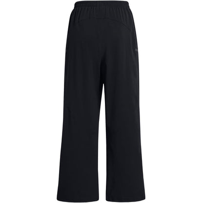 Black - Back - Under Armour Womens-Ladies Woven Relaxed Fit Joggers