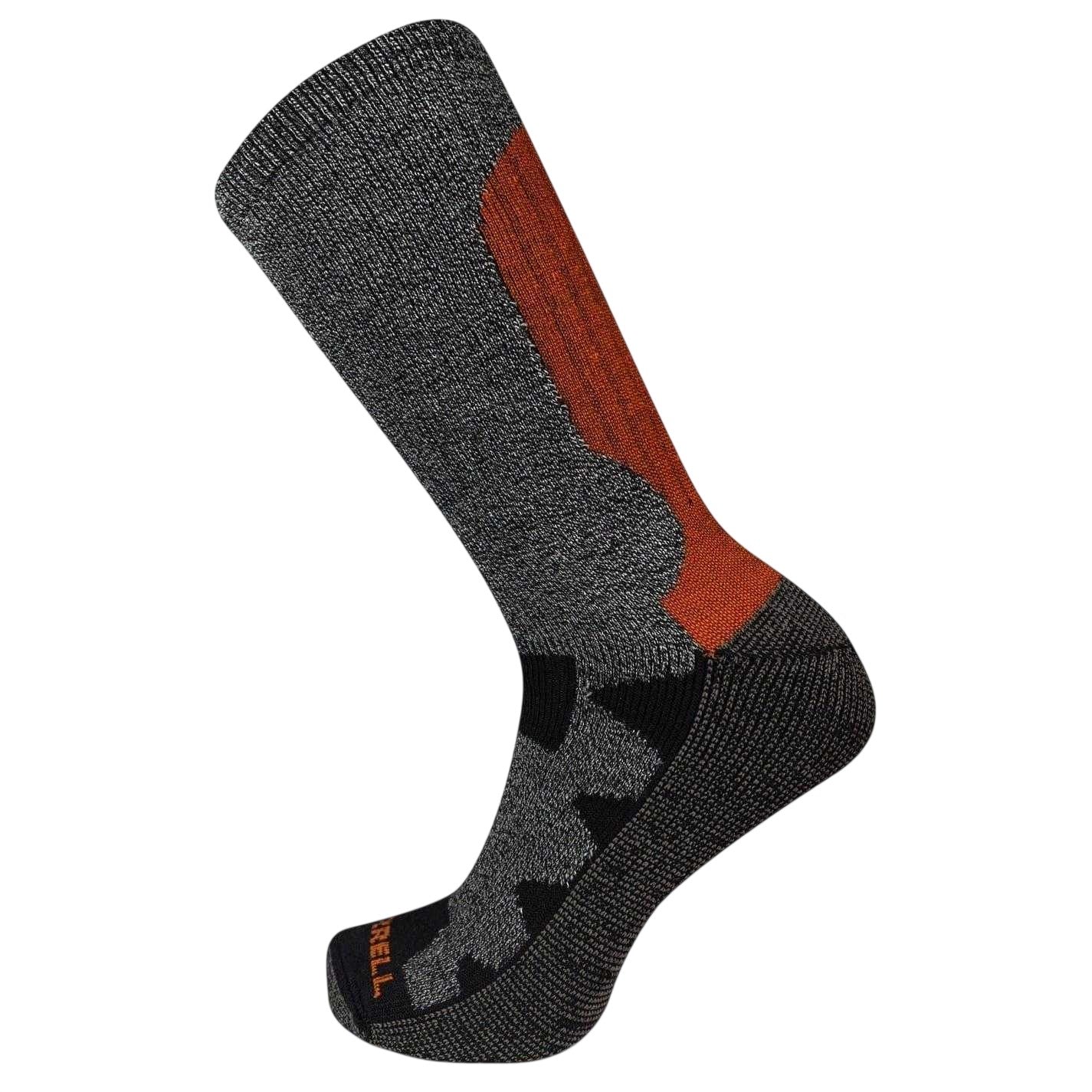Black - Front - Merrell Unisex Adult Moab Thermal Crew Socks