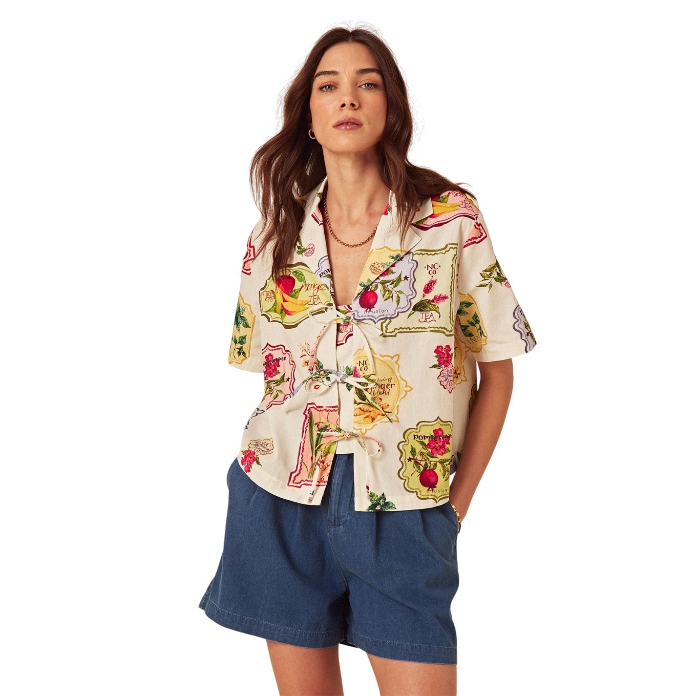 Multicoloured - Front - Nobody´s Child Womens-Ladies Harper Relaxed Fit Shirt