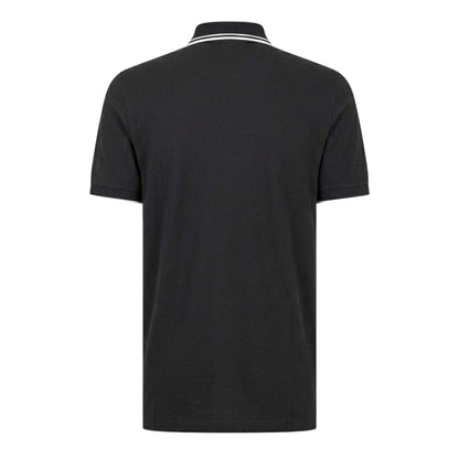 Dark Blue - Back - Boss Mens Paddy Pro Cotton Pique Polo Shirt